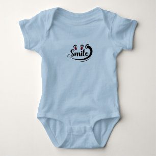 Body Para Bebé Camiseta infantil gráfica de sonrisa
