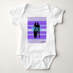 Body Para Bebé Camiseta infantil HAMbWG - Gradientes púrpura