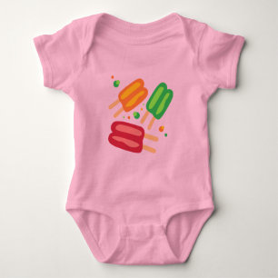 Body Para Bebé Camiseta Infantil Ice Pops