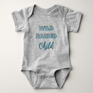 Body Para Bebé Camiseta infantil retro con pelo salvaje
