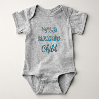 Body Para Bebé Camiseta infantil retro con pelo salvaje