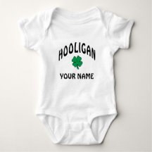 Camiseta irlandesa personalizada del gamberro