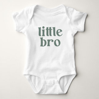 Body Para Bebé Camiseta Little Bro