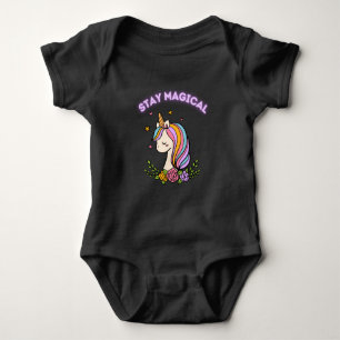 Body Para Bebé Camiseta Magical Unicornio