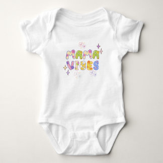 Body Para Bebé Camiseta mama vibes 