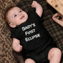 Body Para Bebé Camiseta para bebé Primer eclipse del bebé Eclipse