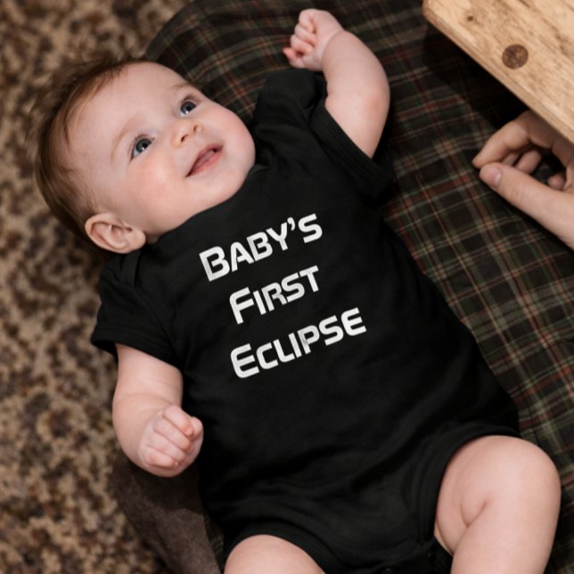 Body Para Bebé Camiseta para bebé Primer eclipse del bebé Eclipse (Subido por el creador)