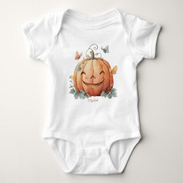 Body Para Bebé Camiseta para bebés de Halloween (Anverso)