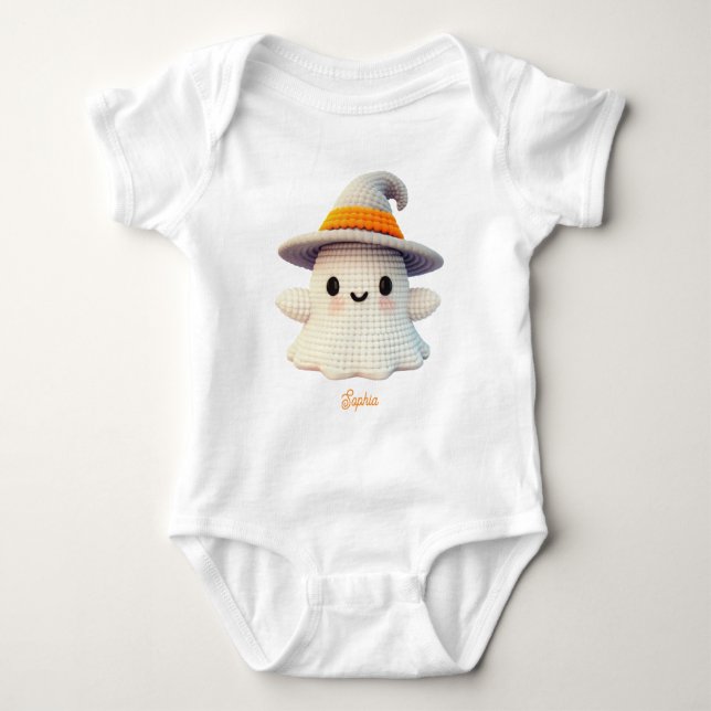 Body Para Bebé Camiseta para bebés de Halloween (Anverso)