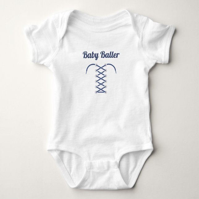 Body Para Bebé Camiseta para niños Baller (Anverso)