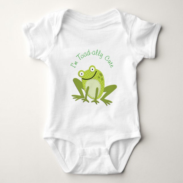 Body Para Bebé Camiseta para niños/bebés de rana (Anverso)