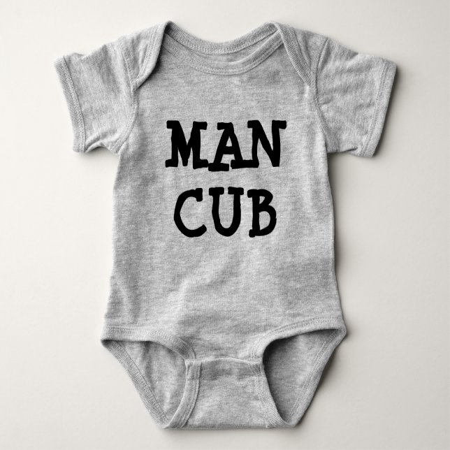 Body Para Bebé Camiseta para niños de la Cuba del Hombre (Anverso)