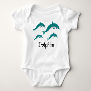 Body Para Bebé Camiseta para niños delfines