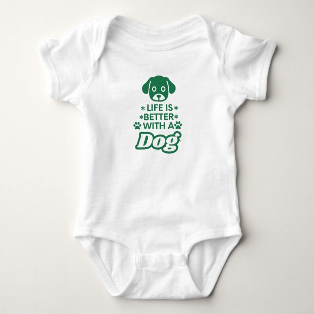 Body Para Bebé Camiseta para perros (Anverso)