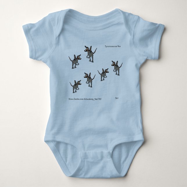 Body Para Bebé Camiseta para un niño bebé / Dinosaurio (Anverso)