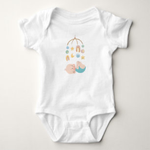 Body Para Bebé Camiseta pequeña con estrellas