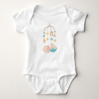 Body Para Bebé Camiseta pequeña con estrellas