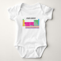 Camiseta periódica de mesa para futuros científico