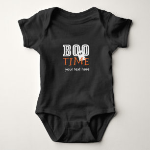 Body Para Bebé Camiseta personalizada BOO TIME Fantasma