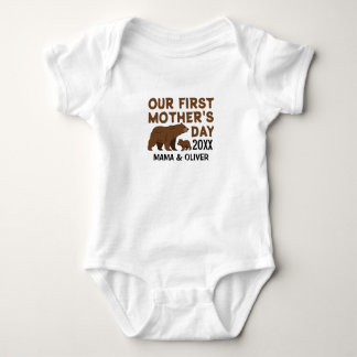 Body Para Bebé Camiseta personalizada para mamá y niño