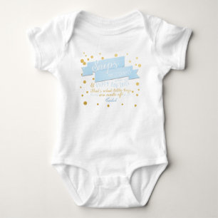 Body Para Bebé Camiseta personalizada para niños de Snips & Snail