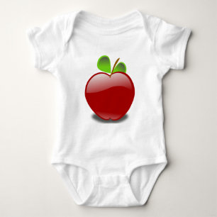 Body Para Bebé Camiseta Red Apple Cotton Infant Creeper