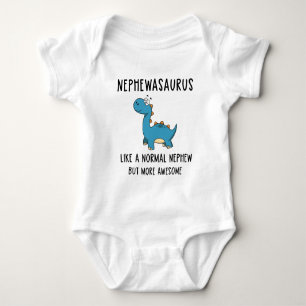 Body Para Bebé Camiseta Sobrino Dinosaurio Kids Camiseta Sobrinos