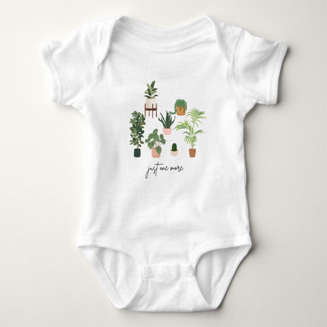 Body Para Bebé Camiseta Solo Una Planta Más, Camiseta Dama de las (Anverso)
