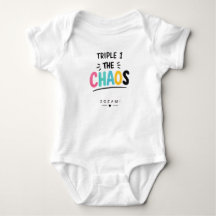 Camiseta Triple 1 El bebé del caos
