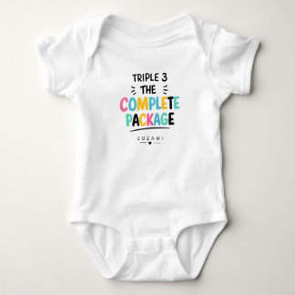 Body Para Bebé Camiseta Triple 3 El Paquete Completo Bebé