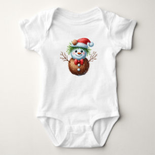 Body Para Bebé Camiseta-Tropical Navidad Familia Camiseta