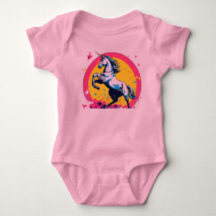 Body Para Bebé Camiseta unicornio de bebé Adorable - mágica y lin