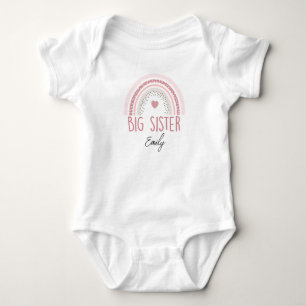Body Para Bebé Camiseta y chaleco Big Sister Little Sister - Matc