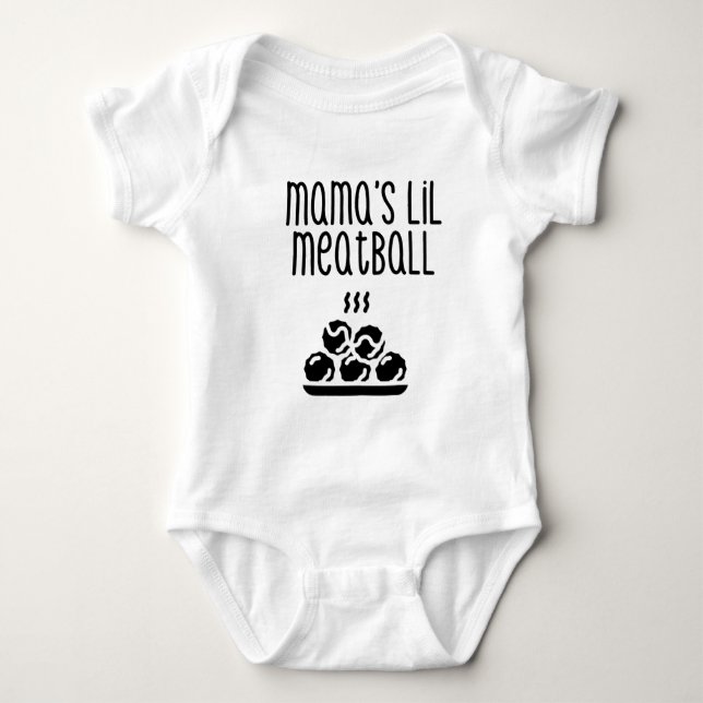 Body Para Bebé Camiseta y traje de bodyball de mamá (Anverso)