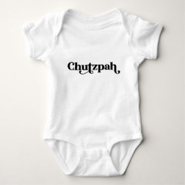Body Para Bebé Camiseta Yiddish Chutzpah Judaica