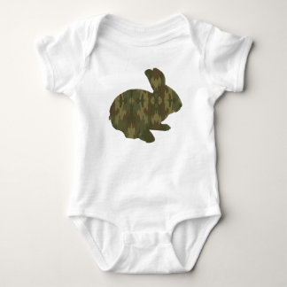 Body Para Bebé Camouflage Silhouette Easter Bunny Creeper