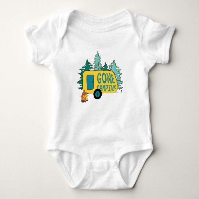 Body Para Bebé Campamento de Verano en marcha Campamento de Sende (Anverso)