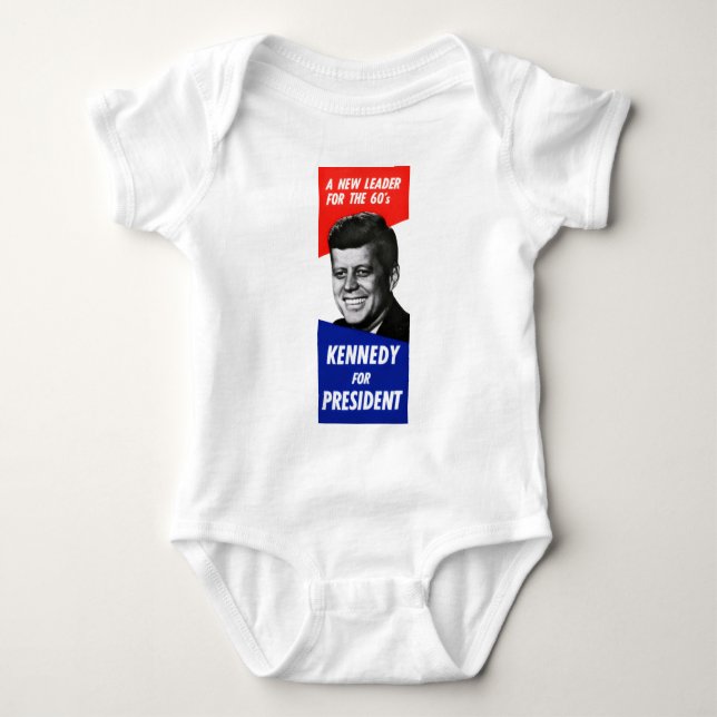 Body Para Bebé Campaña presidencial 1960 de Kennedy (Anverso)