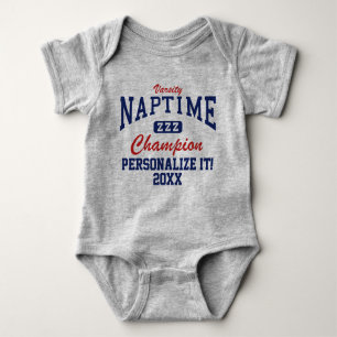 Body Para Bebé Campeón atlético Naptime T-Shirt