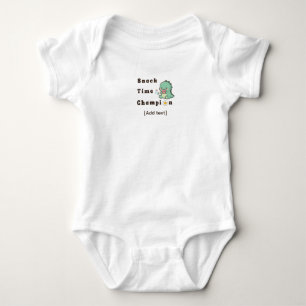 Body Para Bebé Campeón de Hora de Merienda - Bebé Adorable y Dino