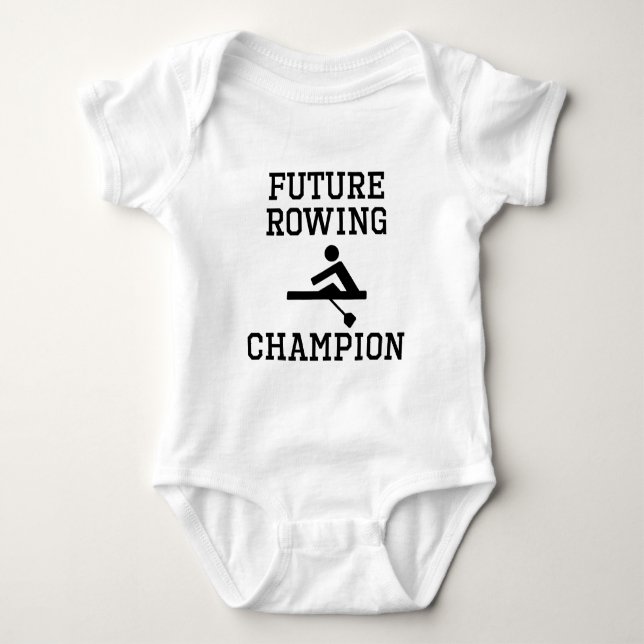 Body Para Bebé Campeón futuro del Rowing (Anverso)