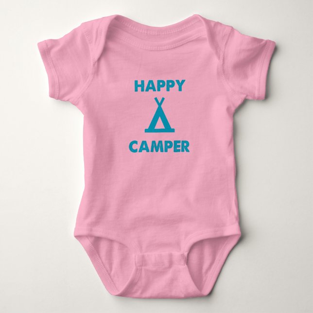 Body Para Bebé Camper feliz - Traje para el cuerpo de un bebé de  (Anverso)