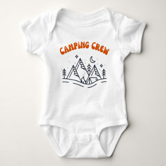 Body Para Bebé Camping Crew Baby Bodysuit