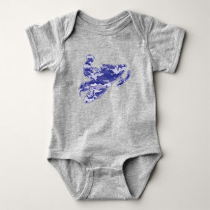 Body Para Bebé Camuflaje azul para moto de nieve