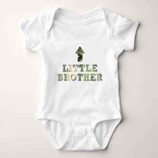 Body Para Bebé Camuflaje LITTLE Brother shirt / mod camo diseño