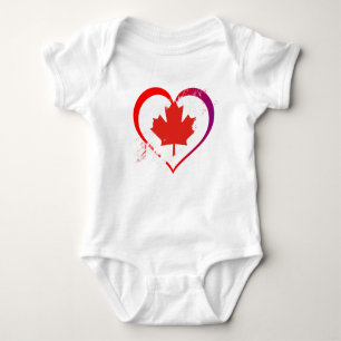Body Para Bebé Canada Day Baby Bodysuit