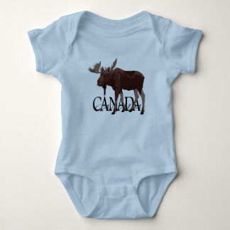 Body Para Bebé Canadá: Romper a bebé moose