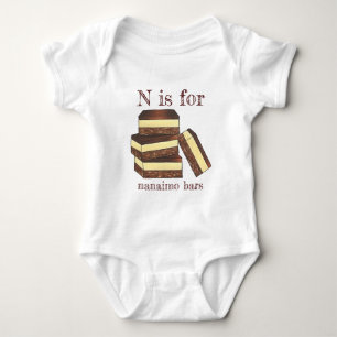 Body Para Bebé Canadiense Nanaimo Bar BC Canada Panadería Dessere