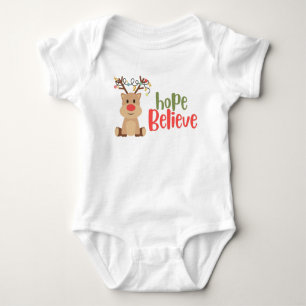 Body Para Bebé cáncer infantil. esperanza Navidades Baby Bodysuit