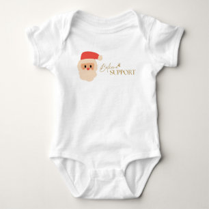 Body Para Bebé cáncer Navidades de apoyo Holiday Baby Bodysuit